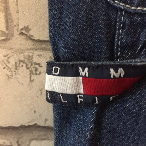 Vintage 90's Tommy Hilfiger Shortalls Size 3 - Picture 4 of 4